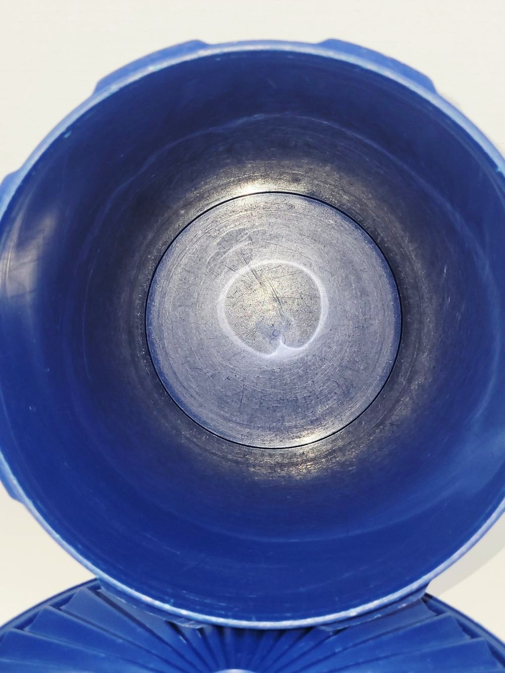 Vtg 70s~Tupperware Servalier~805~807~809~811~Dark Blue Floral Starburst w/Lids - Picture 5 of 13